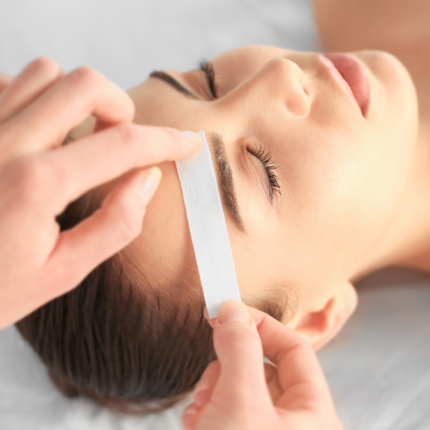 eyebrow shape and tint