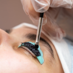 Eyelash tint treatment