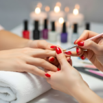 Nail polish manicure